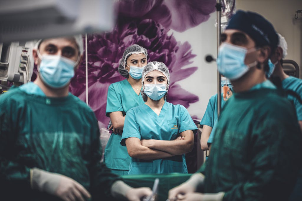 Doctors and Nurses inside the Operating Room